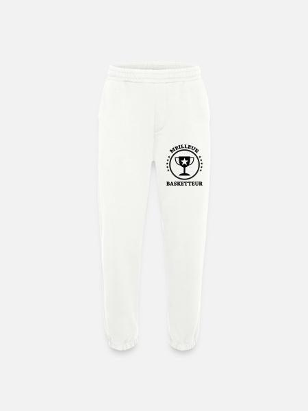 Best Basketball Player - Heavyweight Jogging Pants - made by SPREAD  - OFF WHITE