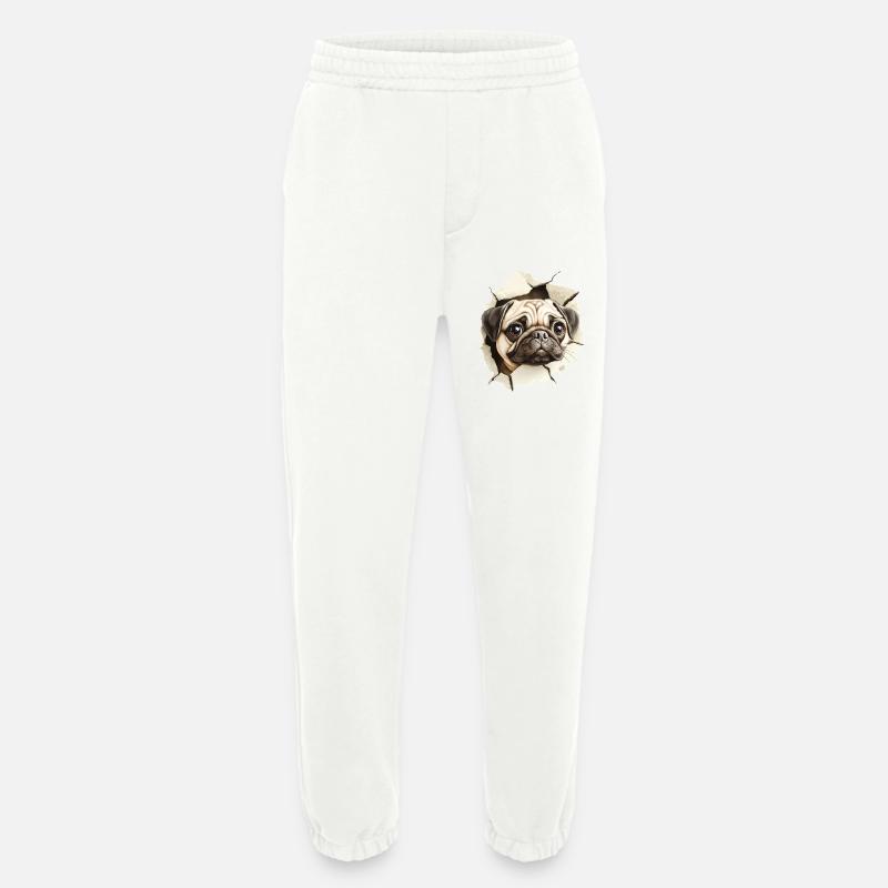 Mops - Heavyweight Jogginghose - made by SPREAD  - OFF WHITE
