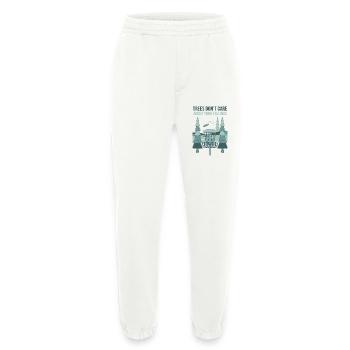 Trees Dont Care About Your Feelings Disc Golf - Heavyweight Jogging Pants - made by SPREAD  - OFF WHITE - Front