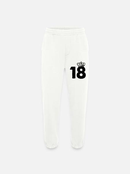 18 Crowns - Heavyweight Jogging Pants - made by SPREAD - OFF WHITE