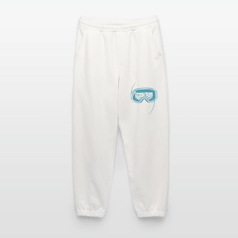 Summit View Ski Goggles Graphic Heavyweight Jogging Pants - made by SPREAD 
