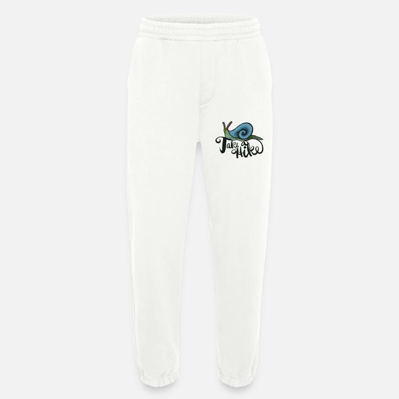 Take a Hike Snail Adventure - Heavyweight Jogginghose - made by SPREAD  - OFF WHITE