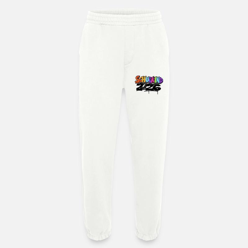 Schulkind 2026 Graffiti Design Schulbeginn - Heavyweight Jogginghose - made by SPREAD  - OFF WHITE