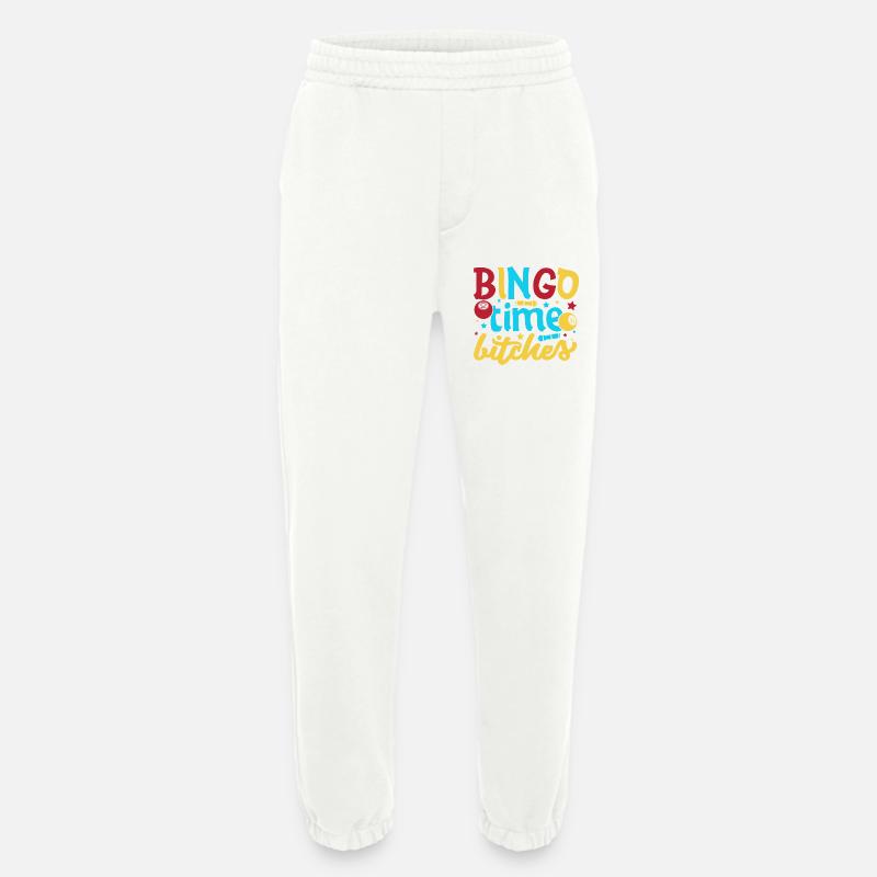 Bingo Game Bingo Time Bitches Bingo - Heavyweight Jogginghose - made by SPREAD  - OFF WHITE