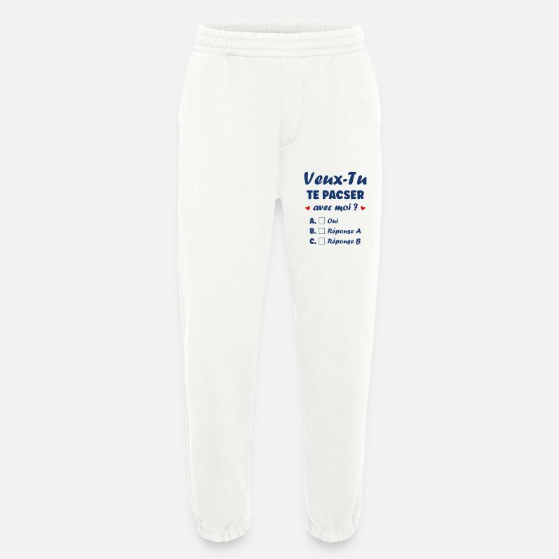 PACS-Anwendung - Heavyweight Jogginghose - made by SPREAD  - OFF WHITE