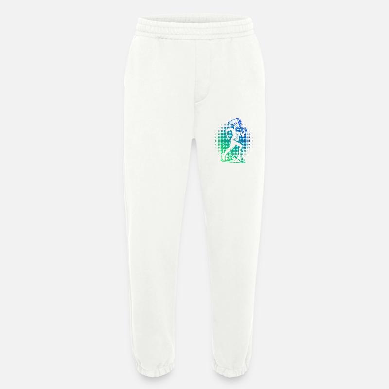 Conception compacte pour la course automobile - Pantalon de jogging bio épais fabriqué en UE - OFF WHITE