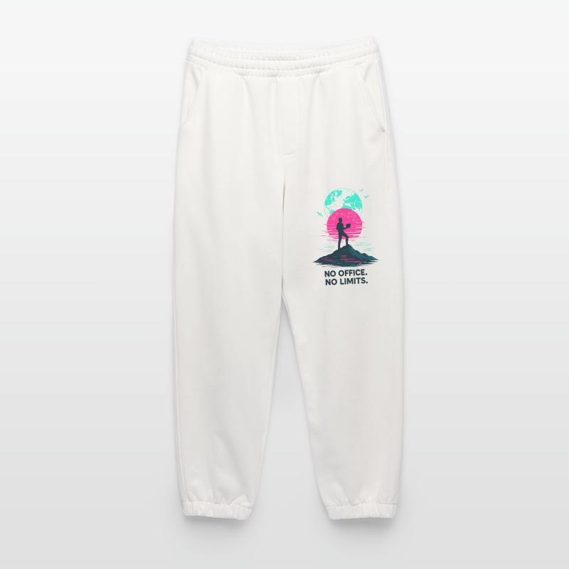 Telecommuting No office, no limits Heavyweight Jogging Pants - made by SPREAD 