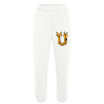 U-Shape Guitar & Rock Hand - Heavyweight Jogginghose - made by SPREAD  - OFF WHITE - Vorne