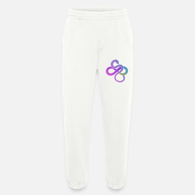 Bunte Unendlichkeitsschleife - Heavyweight Jogginghose - made by SPREAD  - OFF WHITE