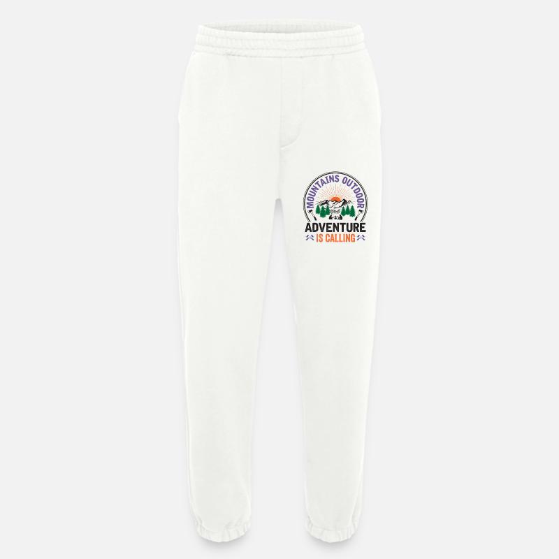 Berge – Das Abenteuer ruft - Heavyweight Jogginghose - made by SPREAD  - OFF WHITE