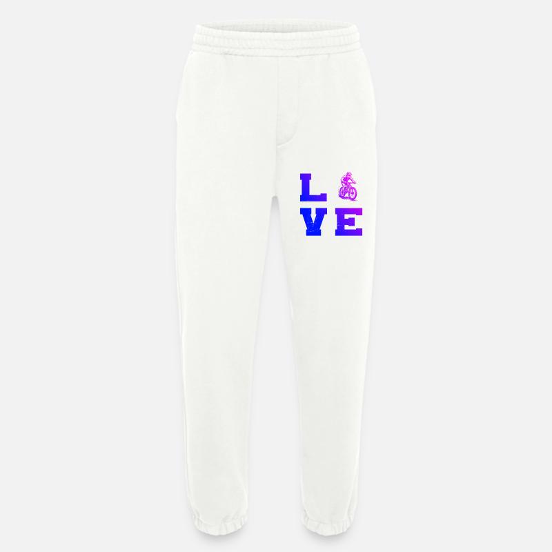 Déclaration directe sur le VTT - Pantalon de jogging bio épais fabriqué en UE - OFF WHITE