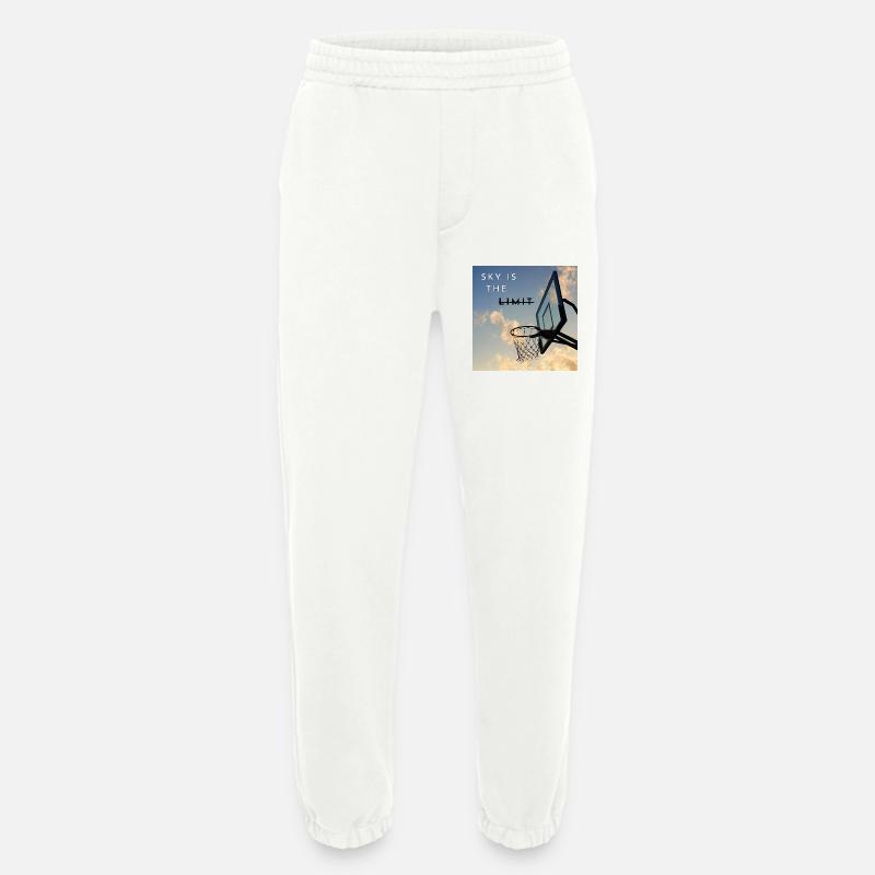 Sky Is The Limit Hoops - Heavyweight Jogginghose - made by SPREAD  - OFF WHITE