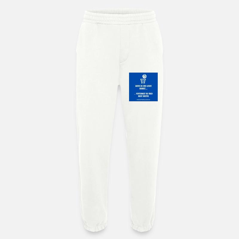 Lesen oder Verteidigen Spruch Hoopsrausch - Heavyweight Jogginghose - made by SPREAD  - OFF WHITE