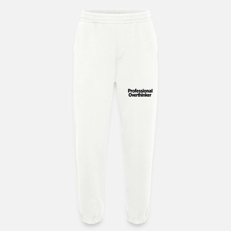 Professional Overthinker Minimalist - Heavyweight Jogginghose - made by SPREAD  - OFF WHITE