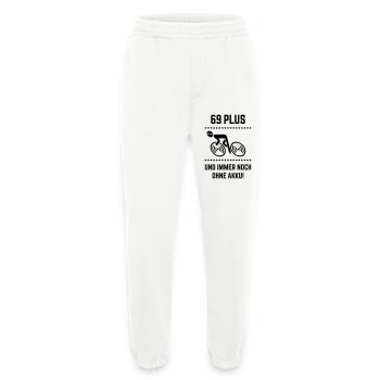 69 Plus – still without battery! Bicycle Road Bike B - Heavyweight Jogging Pants - made by SPREAD  - OFF WHITE - Front
