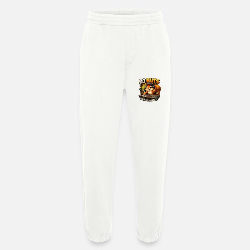 Eichhörnchen DJ Nuts süßes Squirrel lustig - Heavyweight Jogginghose - made by SPREAD  - OFF WHITE