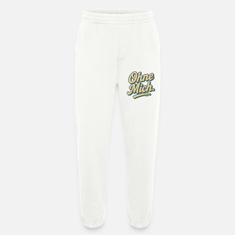 Ohne Mich Retro Script - Heavyweight Jogginghose - made by SPREAD  - OFF WHITE