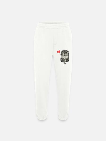 Otter Asian - Heavyweight Jogging Pants - made by SPREAD  - OFF WHITE