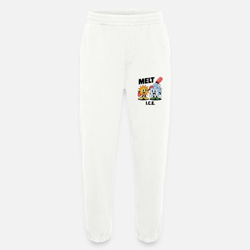Melting Eis Klimawandel Cartoon - Heavyweight Jogginghose - made by SPREAD - OFF WHITE