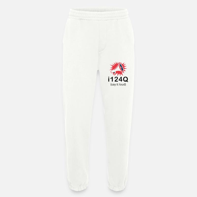 i124Q – Bold Statement Dark Edition - Heavyweight Jogginghose - made by SPREAD  - OFF WHITE