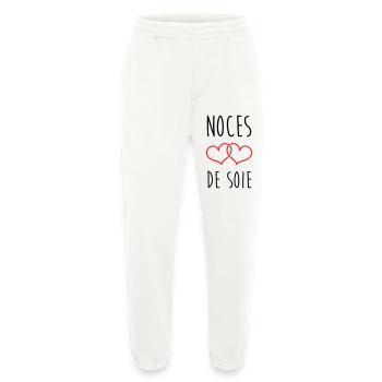 Seidenhochzeit 12 Jahre Ehe - Heavyweight Jogginghose - made by SPREAD  - OFF WHITE - Vorne