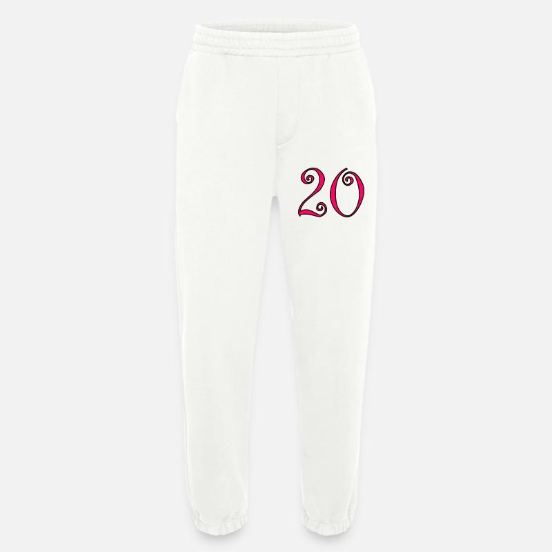 Farbe2-460_text234-2-50-5-4-8-6-8-7-3-0-6-3-3 - Heavyweight Jogginghose - made by SPREAD  - OFF WHITE