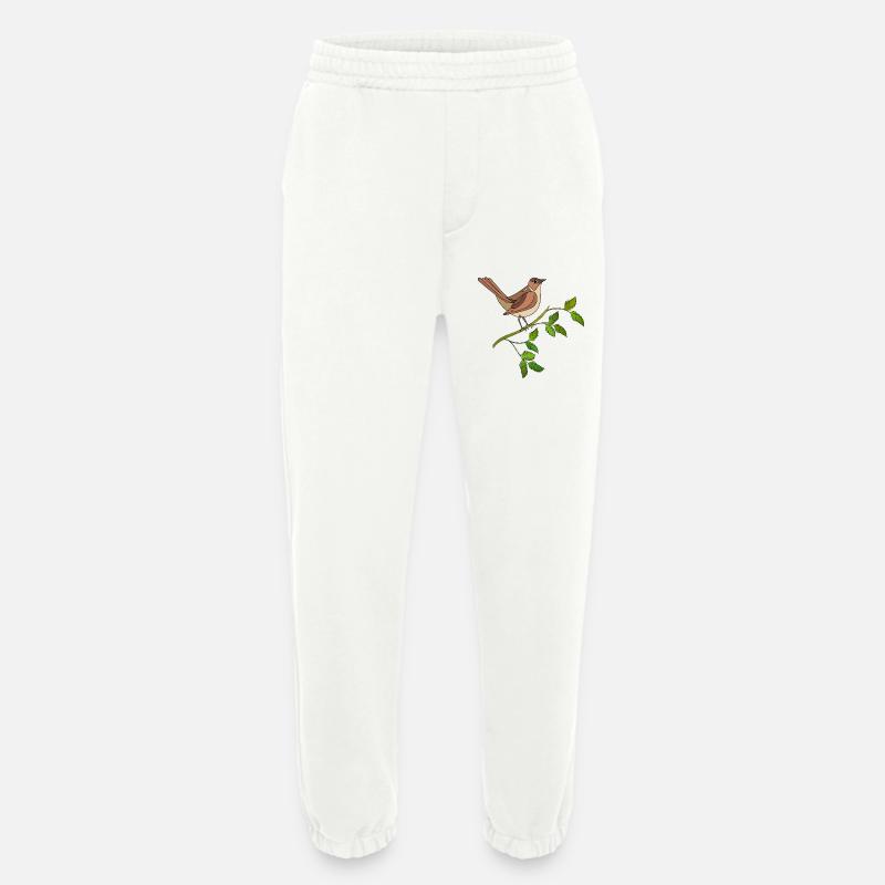Bunter Vogel - Heavyweight Jogginghose - made by SPREAD  - OFF WHITE