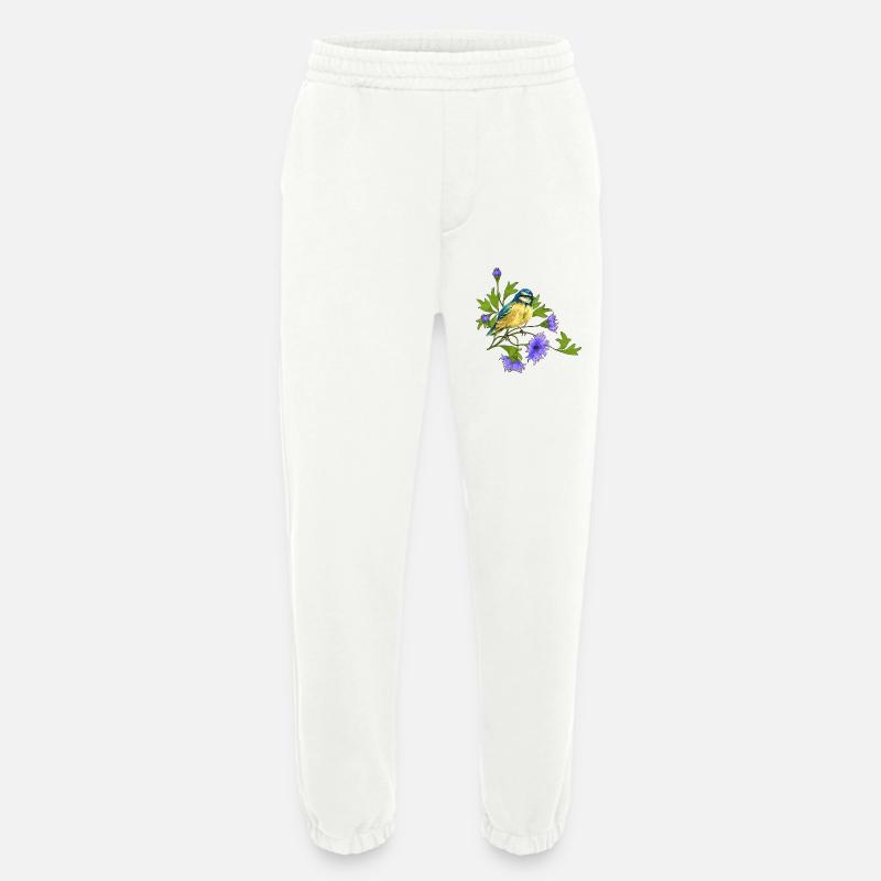 Bunter Vogel - Heavyweight Jogginghose - made by SPREAD  - OFF WHITE