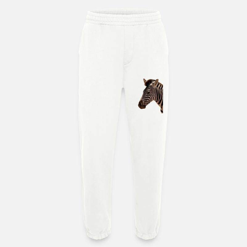 Zebra Kopf  - Heavyweight Jogginghose - made by SPREAD  - OFF WHITE