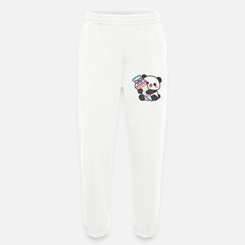 1. Klasse Panda Einschulung Geschenk 2026 - Heavyweight Jogginghose - made by SPREAD  - OFF WHITE