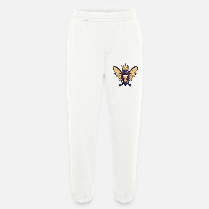 Libelle Bier König - Heavyweight Jogginghose - made by SPREAD  - OFF WHITE