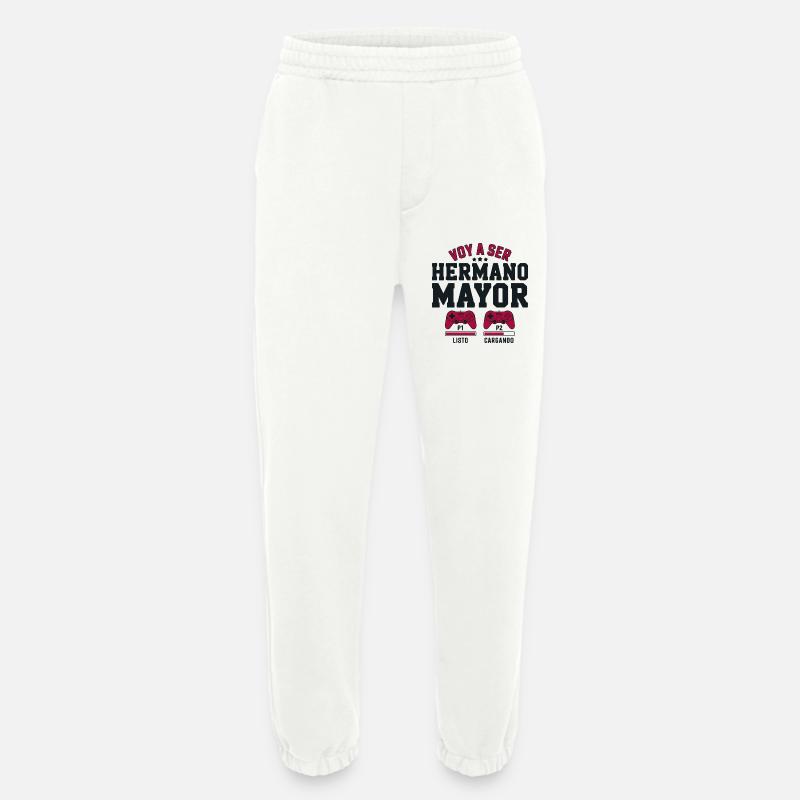 Ich werde ein großer Bruder sein - Heavyweight Jogginghose - made by SPREAD  - OFF WHITE