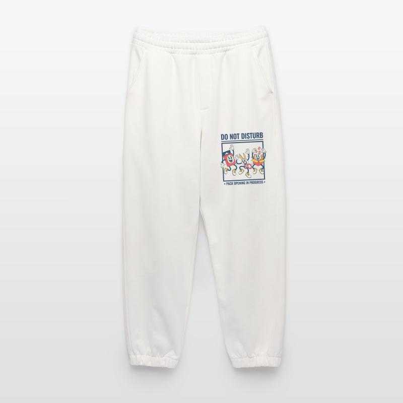 Do Not Disturb Pack Opening In Progress trading Heavyweight Jogging Pants - made by SPREAD 