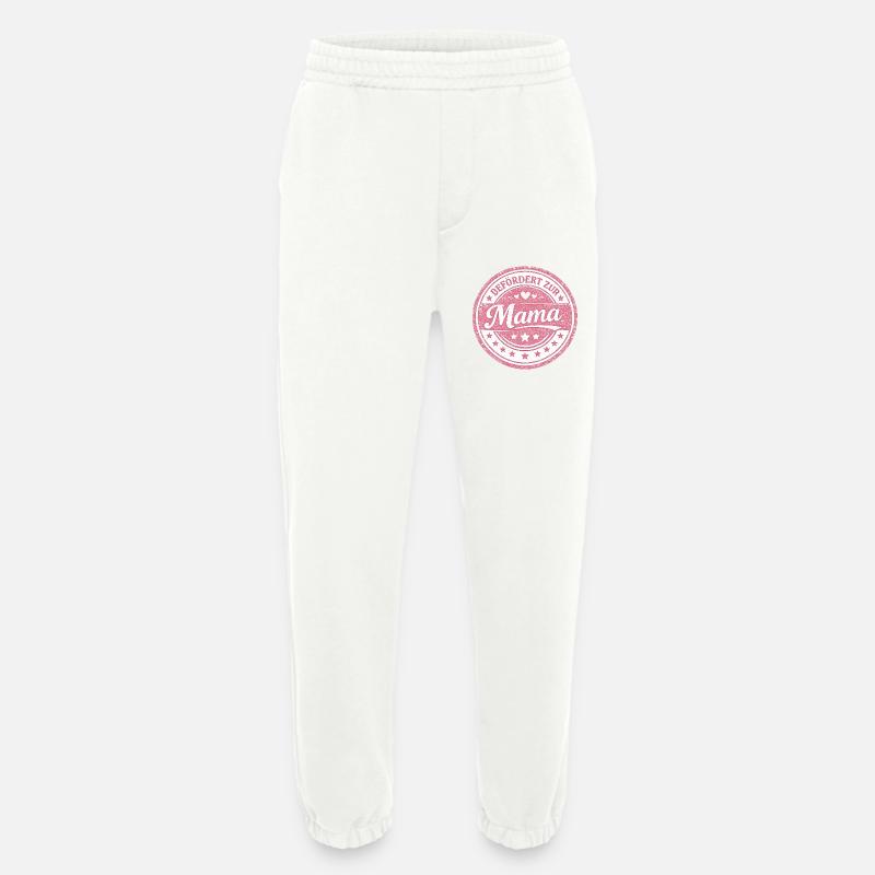 Befördert zur Mama Geschenk - Heavyweight Jogginghose - made by SPREAD  - OFF WHITE