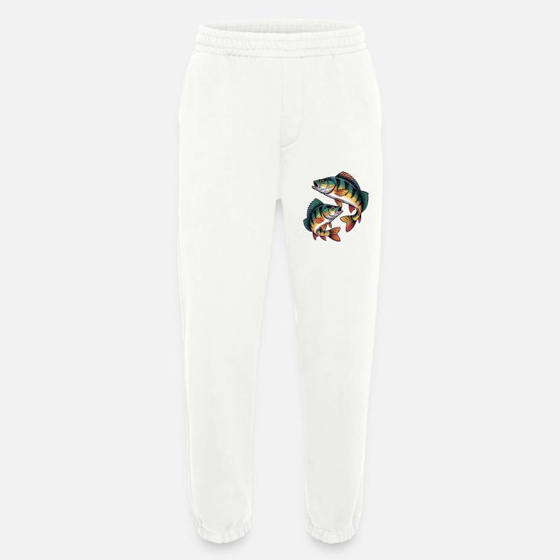 two perch - Heavyweight Jogging Pants - made by SPREAD  - OFF WHITE