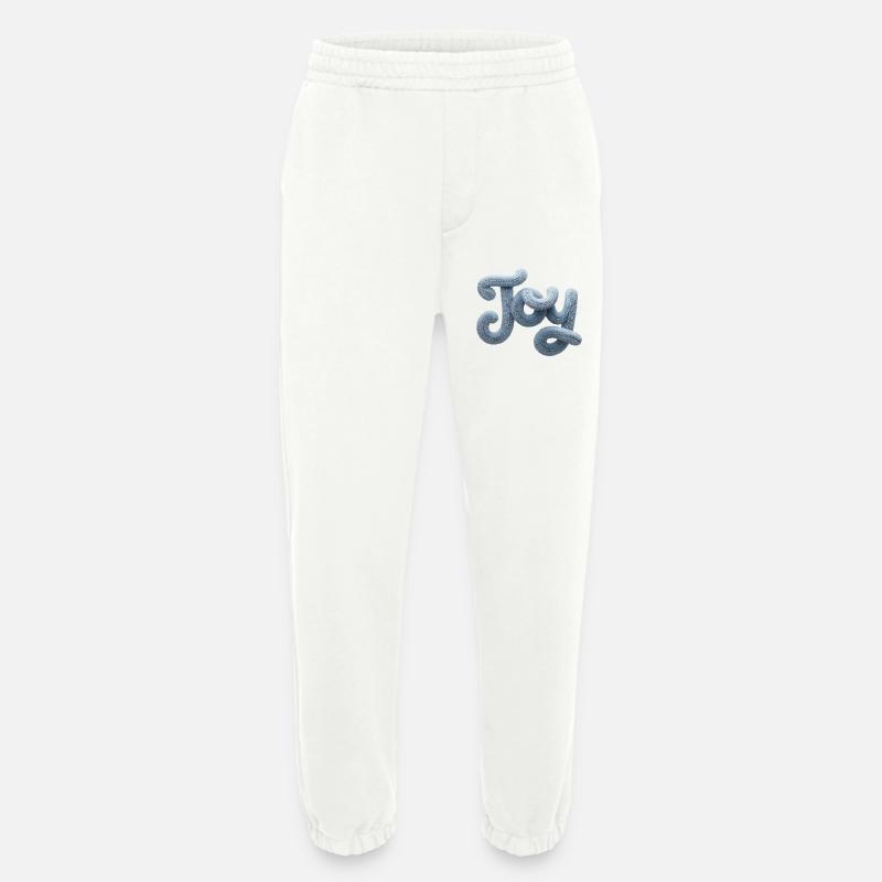 Joy Moderner Patchwork Look - Heavyweight Jogginghose - made by SPREAD  - OFF WHITE