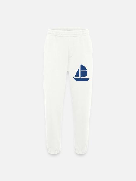 Sailboat Sailing Ship Sailing Gift - Heavyweight Jogging Pants - made by SPREAD - OFF WHITE
