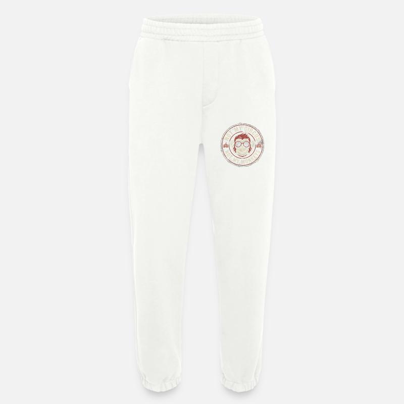 Pas mon cirque, pas mes singes - Pantalon de jogging bio épais fabriqué en UE - OFF WHITE