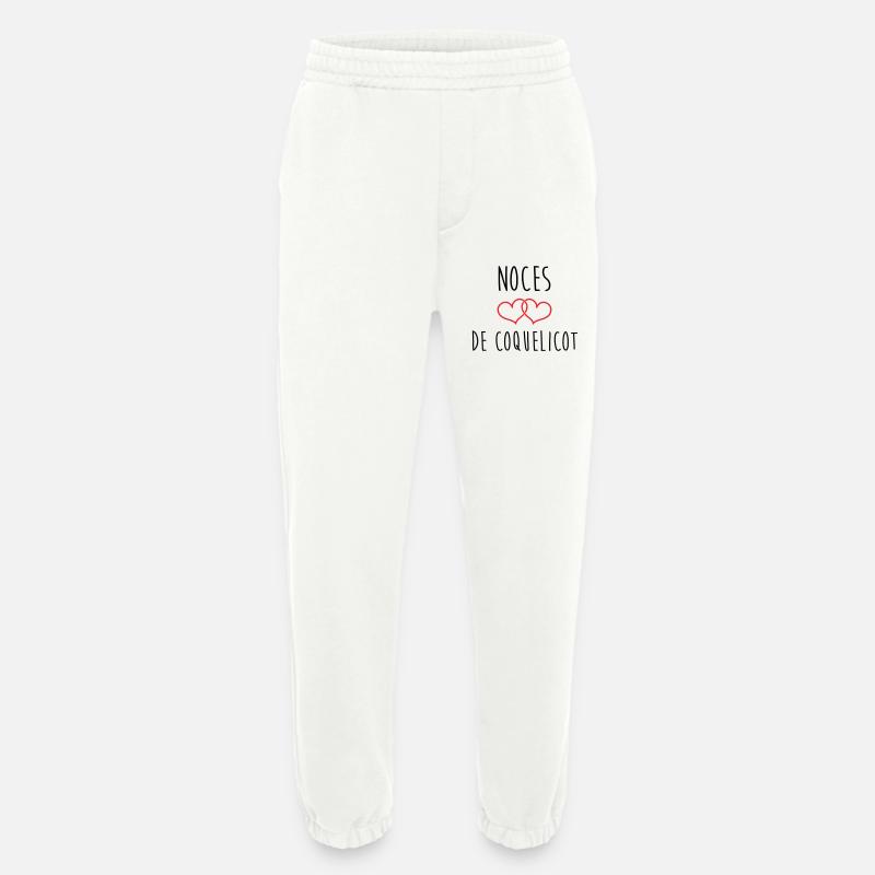 Mohnhochzeit 8 Jahre Ehe - Heavyweight Jogginghose - made by SPREAD  - OFF WHITE