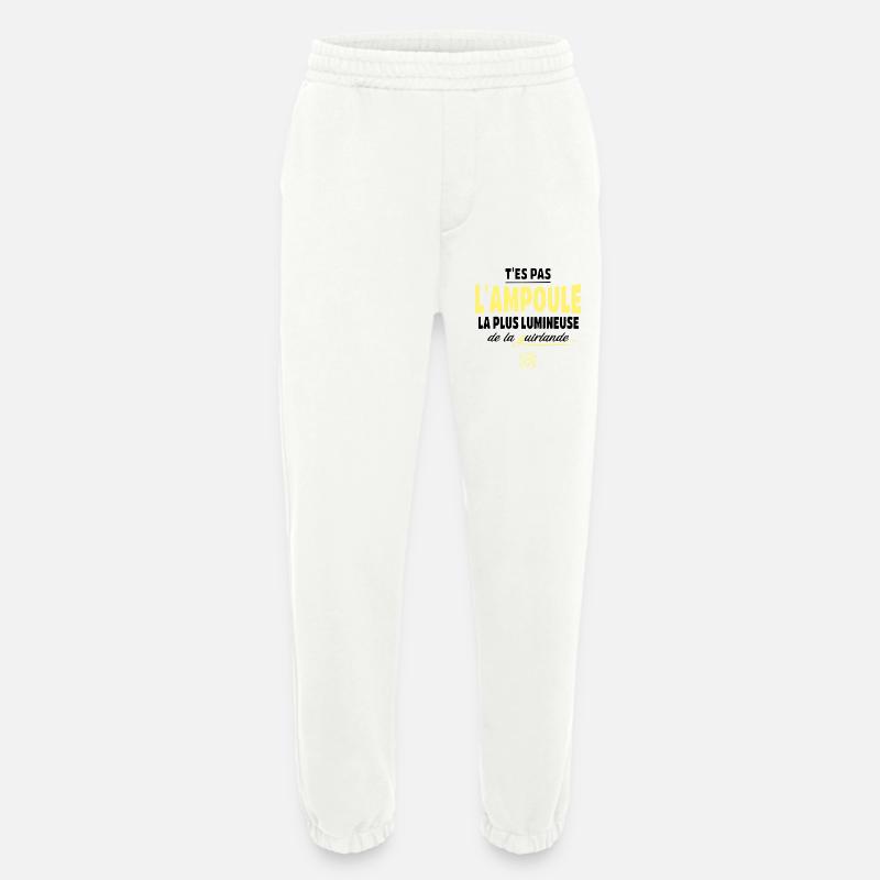 Du bist nicht die hellste Glühbirne - Heavyweight Jogginghose - made by SPREAD  - OFF WHITE