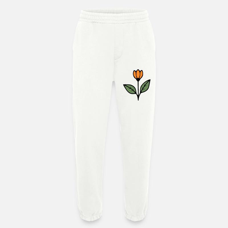  Blume Tulpe Blumen Blüte Geschenkidee Mutter  - Heavyweight Jogginghose - made by SPREAD  - OFF WHITE