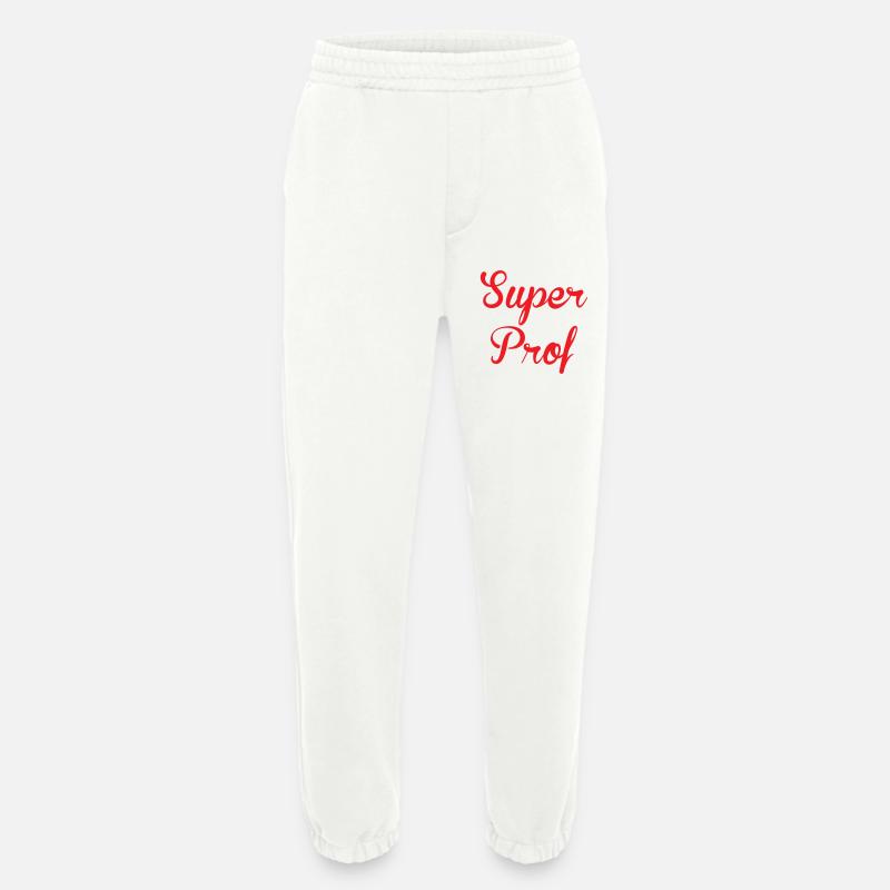 Superlehrerin: Elegantes Design der Lehrer! - Heavyweight Jogginghose - made by SPREAD  - OFF WHITE