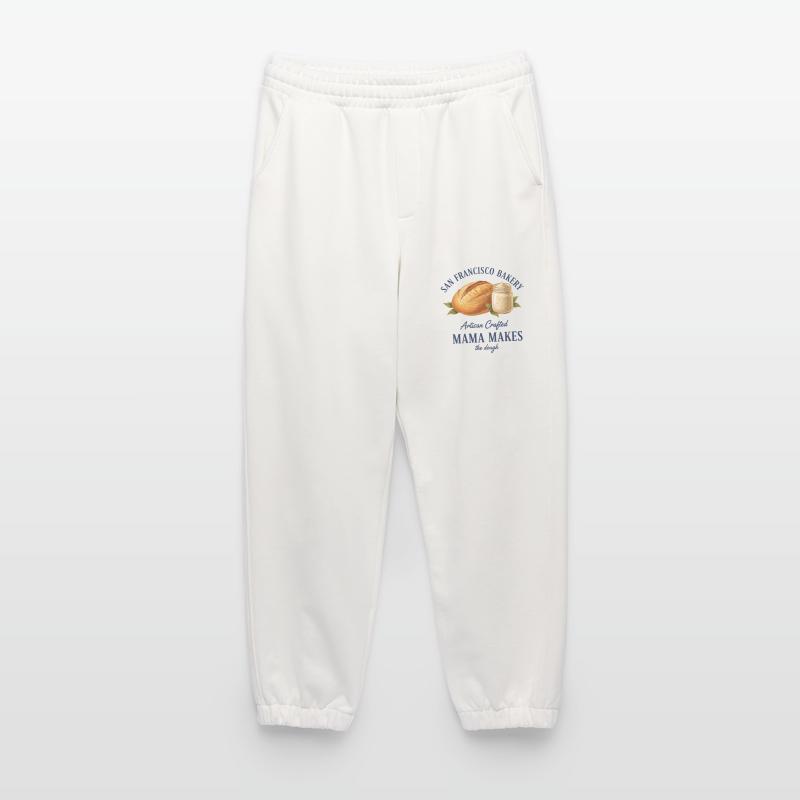 Sourdough Bread Baking Baker Mama Makes The Dough Heavyweight Jogging Pants - made by SPREAD 