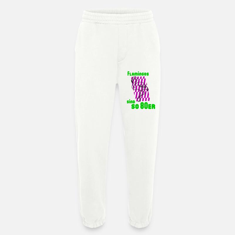 Flamingos 80er - Heavyweight Jogginghose - made by SPREAD  - OFF WHITE