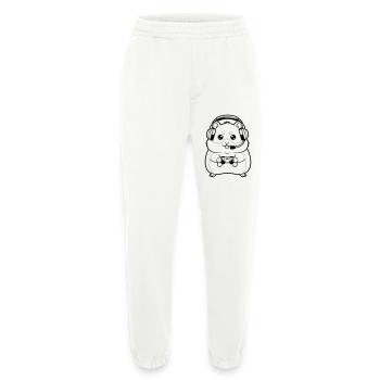 Hamster Gamer Headset Outline - Heavyweight Jogginghose - made by SPREAD  - OFF WHITE - Vorne