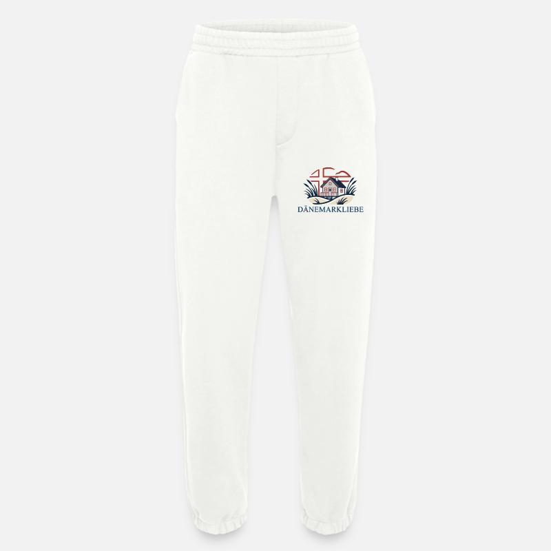 Dänemarkliebe - Ein Statement mit Aussagekraft - Heavyweight Jogginghose - made by SPREAD  - OFF WHITE