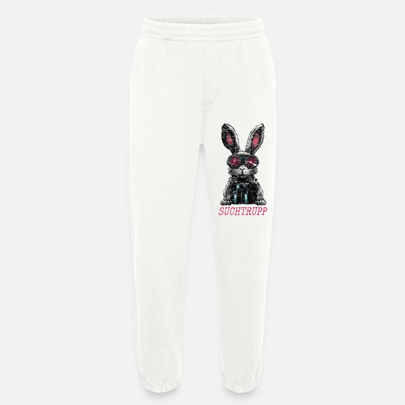 Ostern Suchtrupp Cooler Osterhase - Heavyweight Jogginghose - made by SPREAD  - OFF WHITE