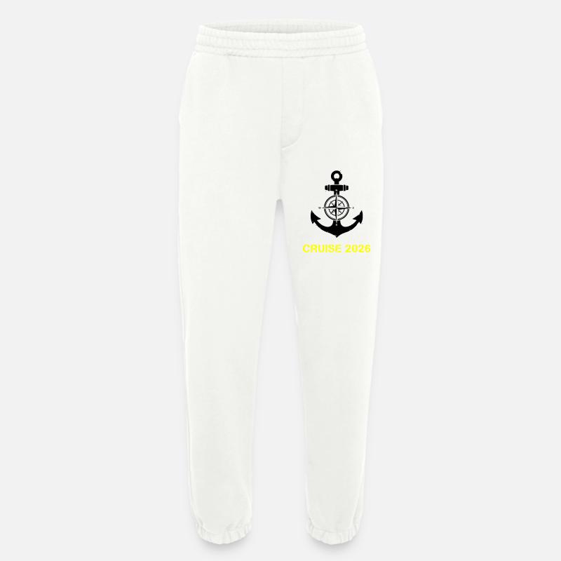 Cruise 2026 Anker Kompass - Heavyweight Jogginghose - made by SPREAD  - OFF WHITE