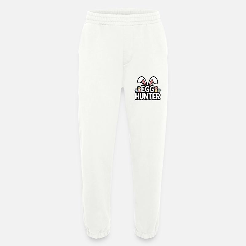Egg Hunter Bunny – Easter Design - Heavyweight Jogging Pants - made by SPREAD  - OFF WHITE