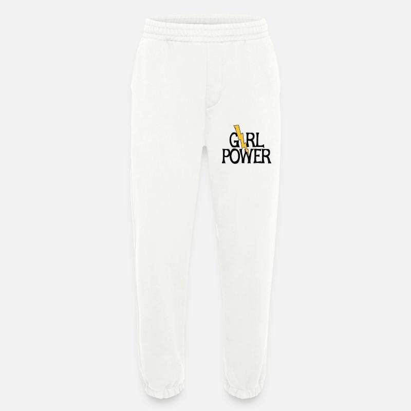 Blitz-Mädchen-Power - Heavyweight Jogginghose - made by SPREAD  - OFF WHITE